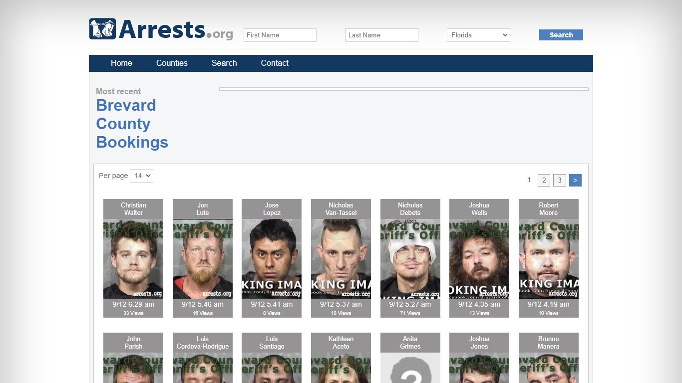 Brevard County Arrests and Inmate Search